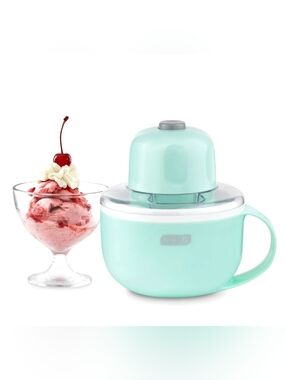 Dash | My Mug Ice Cream Maker Electric Machine, 1-Quart Capacity | Aqua